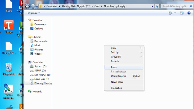 Sao chép nhạc vào điện thoại Android
