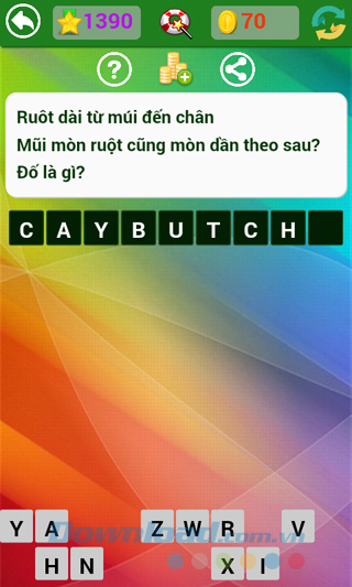 Đáp án trò chơi Đố vui dân gian - Phần 37