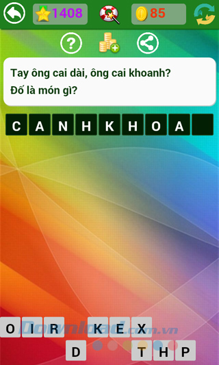Đáp án trò chơi Đố vui dân gian - Phần 37