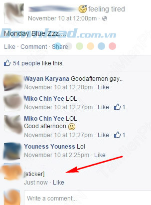 Sau khi reset trình duyệt Ẩn sticker trên Facebook