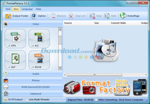 Format Factory Những phần mềm cần thiết sau khi cài lại Windows