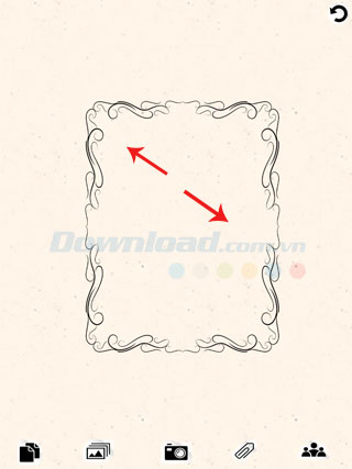 Thay đổi kích cỡ khung ảnh