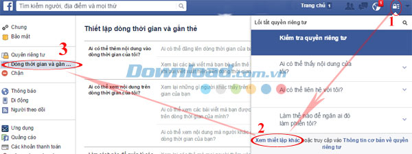 quản lý tag Facebook