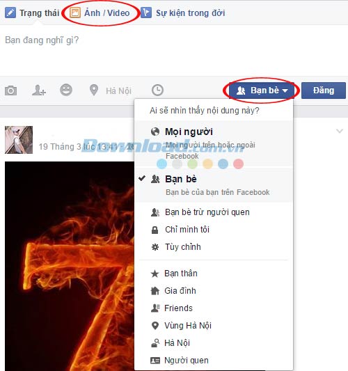 cách dùng timeline facebook
