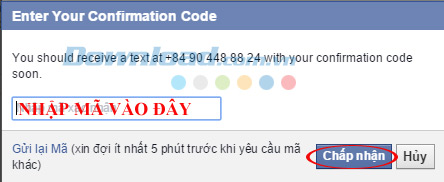 bảo vệ 2 lớp facebook