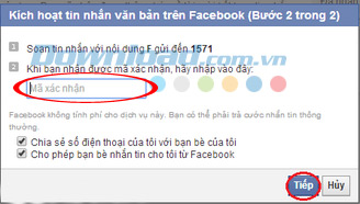bảo vệ 2 lớp cho Facebook