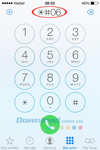 Cách kiểm tra số IMEI trên điện thoại iPhone