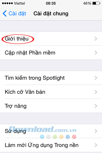 Cách kiểm tra số IMEI trên điện thoại iPhone