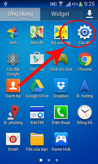 Bật thông báo đèn Flash trên Android
