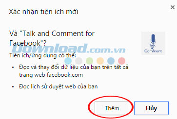 bình luận tiếng và tin nhắn thoại trên Facebook bằng Chrome