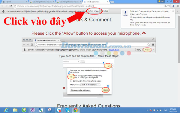 Gửi tin nhắn thoại và bình luận tiếng trên Facebook bằng Chrome