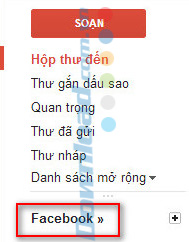 hướng dẫn cách truy cập Facebook thông qua gmail