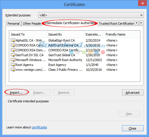Sửa lỗi SSL vào Facebook, Gmail