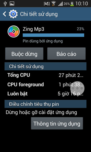 Kéo dài tuổi thọ Pin 