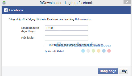 Download album ảnh trên Facebook