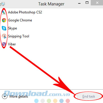 Cách tắt ứng dụng chạy ngầm win 8, win 8.1