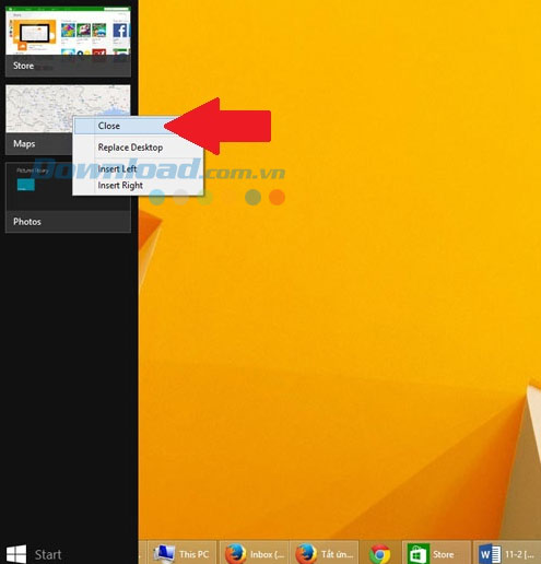 Cách tắt ứng dụng chạy ngầm win 8, win 8.1