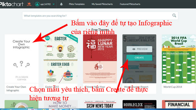 Tạo Infographic trực tuyến
