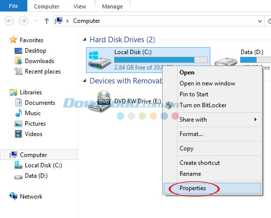 Vào computer Mẹo để máy tính chạy nhanh hơn