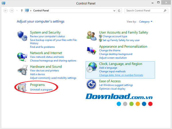 vào control panel Cách làm máy tính chạy nhanh hơn
