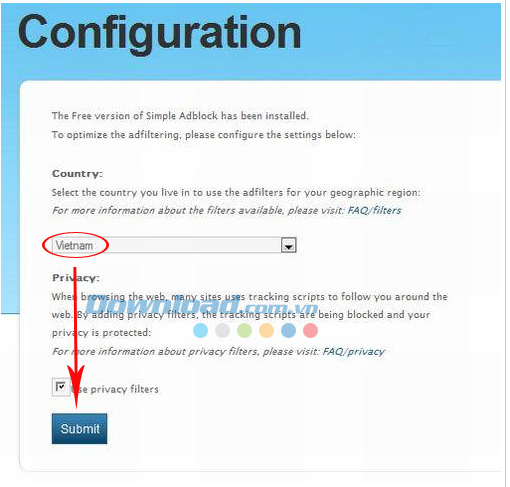 Xác nhận thông tin Cách cài đặt Adblock cho các trình duyệt