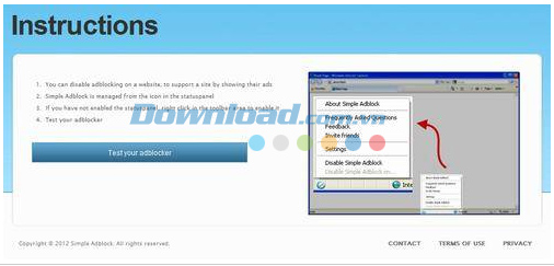Cài đặt hoàn tất Cách cài đặt Adblock cho các trình duyệt