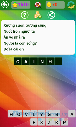 Đáp án trò chơi Đố vui dân gian - Phần 40