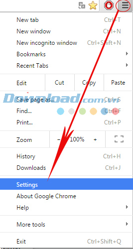 vào settings 15 bí mật ít người biết của Chrome