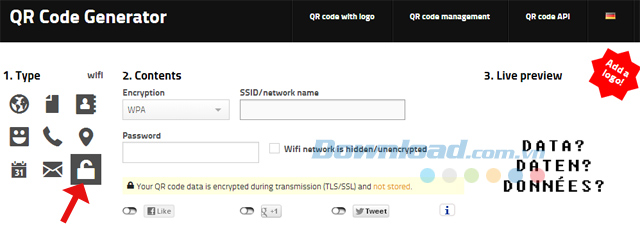 QR Code Generator Tự tạo mã QR Code để kết nối Wi-Fi nhanh ảnh minh họa