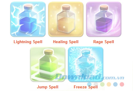5 loại spell Kinh nghiệm đánh War trong Clash of Clans hiệu quả