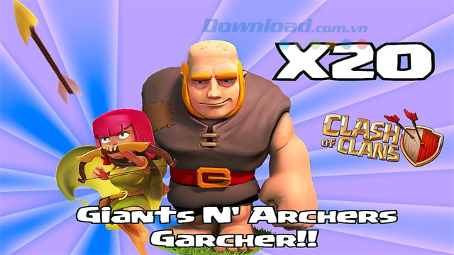 Gã béo Gaint Kinh nghiệm đánh War trong Clash of Clans hiệu quả