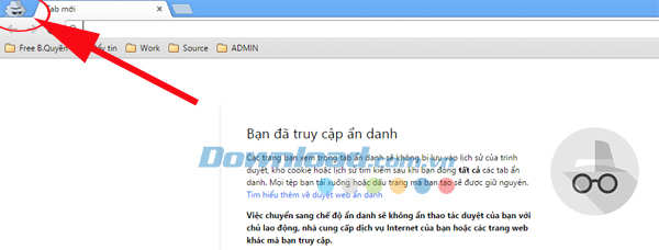 Truy cập ẩn danh Cách chuyển đổi qua lại giữa các tài khoản chrome