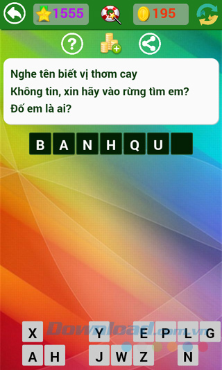 Đáp án đố vui dân gian câu 1555 Đáp án trò chơi Đố vui dân gian - Phần 41