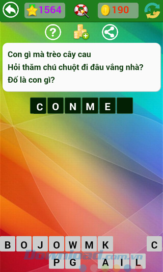 Đáp án đố vui dân gian câu 1564 Đáp án trò chơi Đố vui dân gian - Phần 41