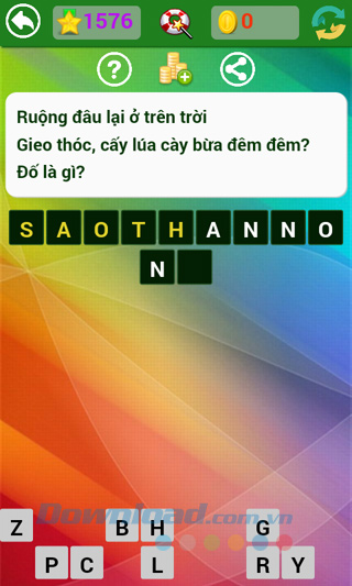 Đáp án đố vui dân gian câu 1576 Đáp án trò chơi Đố vui dân gian - Phần 41