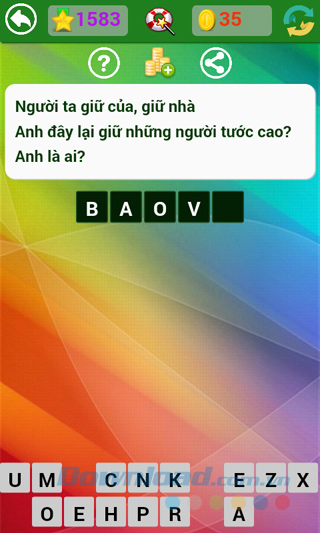 Đáp án đố vui dân gian câu 1583