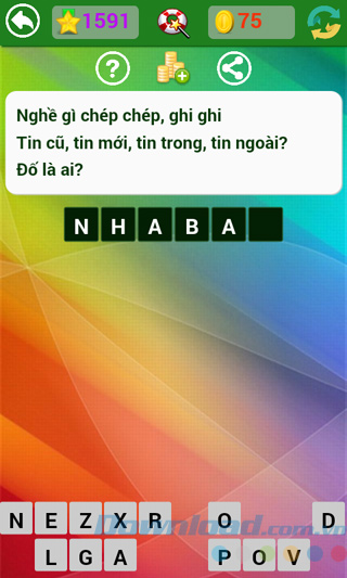 Đáp án đố vui dân gian câu 1591 Đáp án trò chơi Đố vui dân gian - Phần 41