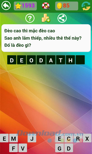 Đáp án đố vui dân gian câu 1593