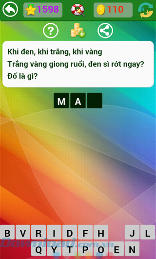Đáp án đố vui dân gian câu 1598