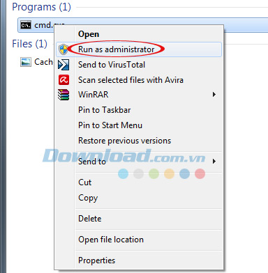 Mở CMD với quyền Administrator Cách mở CMD với quyền Administrator trên Windows