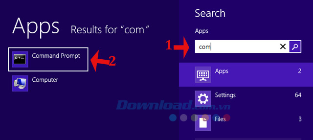 Tìm kiếm CMD Cách mở CMD với quyền Administrator trên Windows