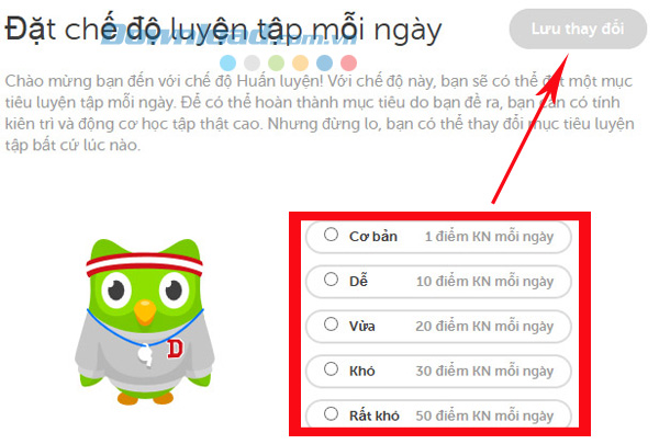 Học ngoại ngữ miễn phí với Duolingo