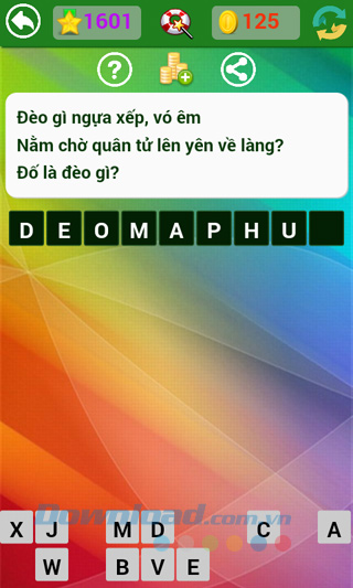 Đáp án đố vui dân gian câu 1601