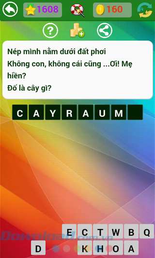 Đáp án đố vui dân gian câu 1608