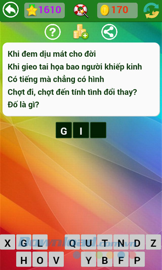 Đáp án đố vui dân gian câu 1610