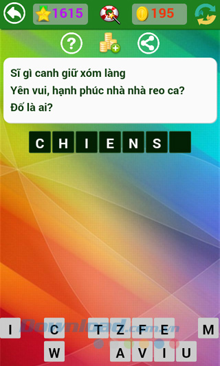 Đáp án đố vui dân gian câu 1615