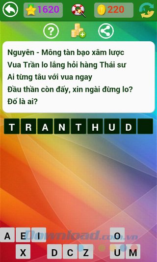 Đáp án đố vui dân gian câu 1620
