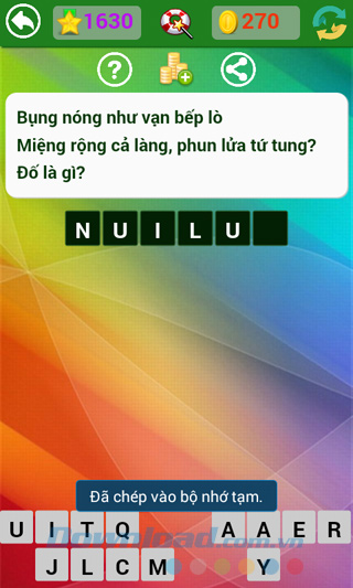 Đáp án đố vui dân gian câu 1630 Đáp án trò chơi Đố vui dân gian - Phần 42