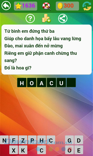 Đáp án đố vui dân gian câu 1636 Đáp án trò chơi Đố vui dân gian - Phần 42