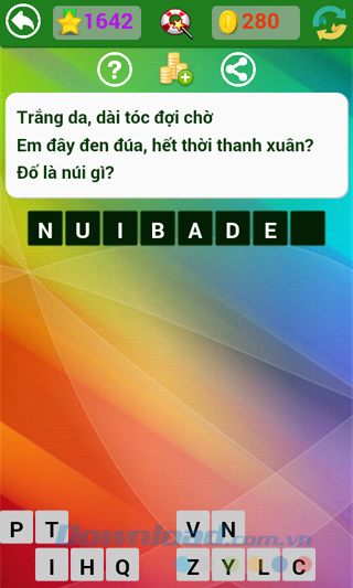 Đáp án đố vui dân gian câu 1642 Đáp án trò chơi Đố vui dân gian - Phần 42